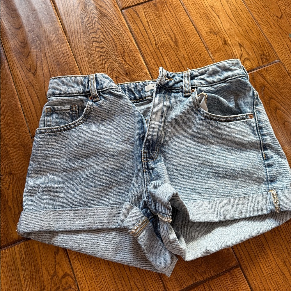 Pacsun Light Wash Denim High Rise Women’s Jean Shorts
